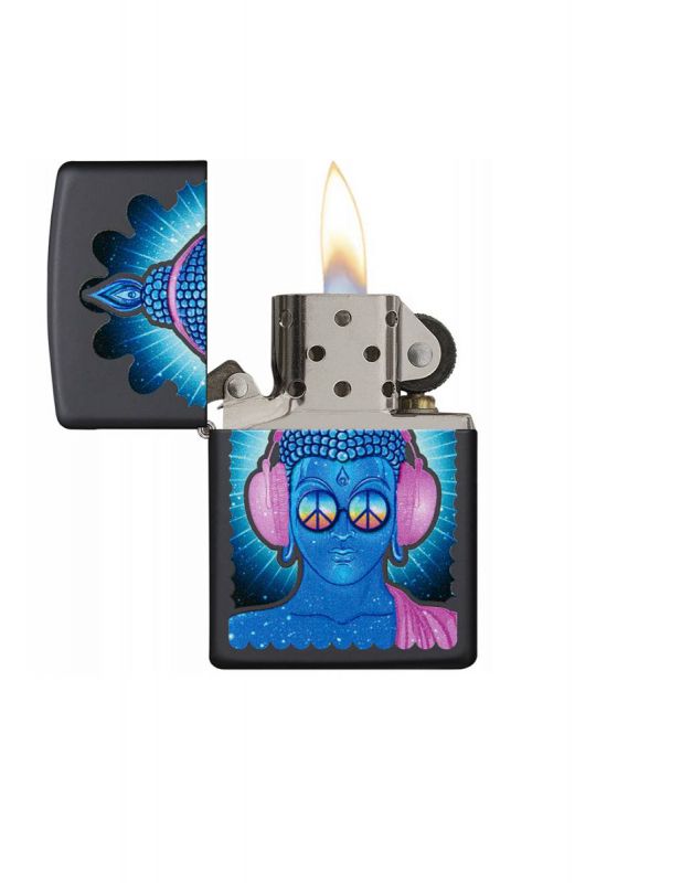 Bricheta Zippo Buddha Peace Headphone Design